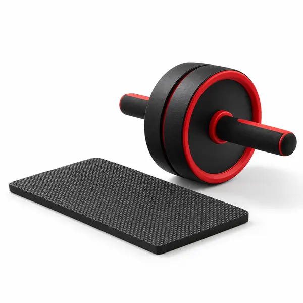 Ab Roller Wheel with Non-Slip Handles and Knee Pad for Core and Abs Training
