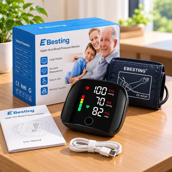 Health Monitoring Bundle: Digital Wrist Blood Pressure Monitor + VivaChek Ino Digital Blood Glucose