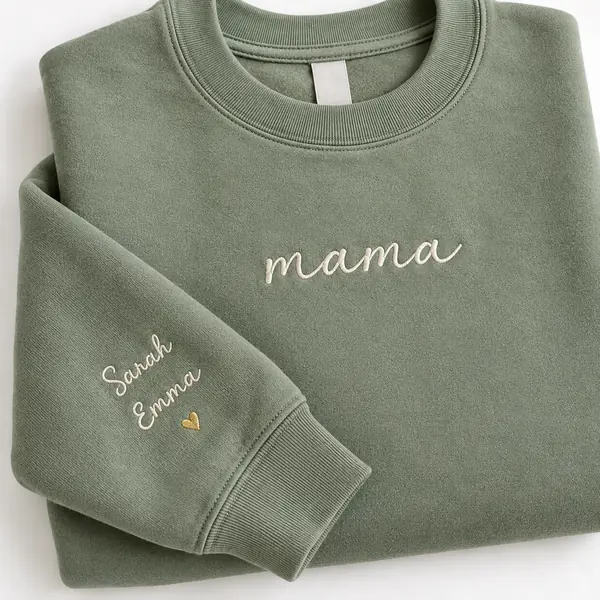 Personalized Mama Sweatshirt with Kids Names — Image 6
