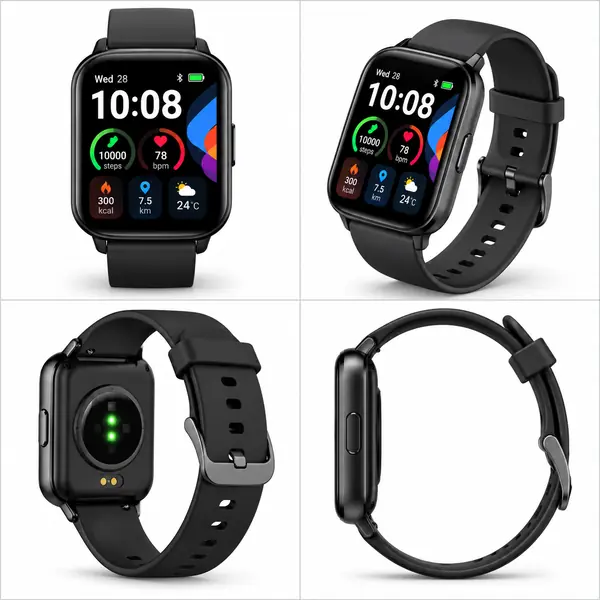 Smart Watch for Men and Women with Touchscreen Display