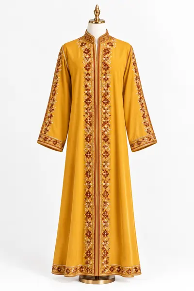 Traditional Moroccan Djellaba - Premium Embroidered — Image 7