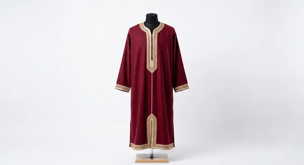 Traditional Moroccan Djellaba - Premium Embroidered — Image 8