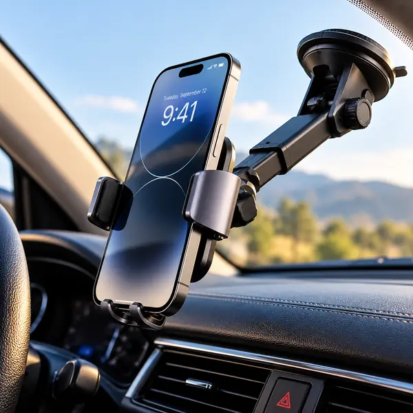UGREEN Gravity Car Phone Holder – Automatic Suction Cup Mount image 5
