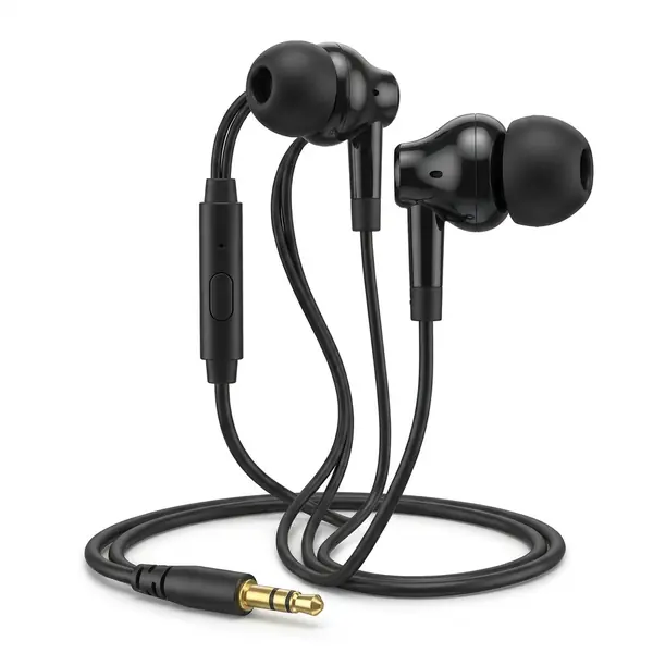 Wired In-Ear Earphones with Microphone and 3.5 mm Jack image 5